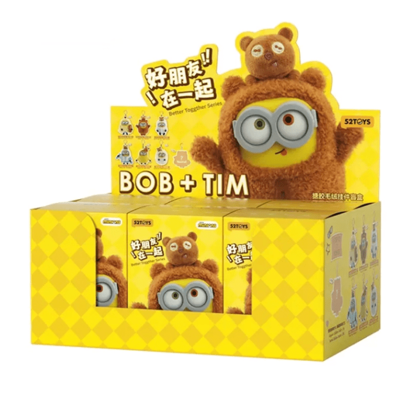 Minions BOB & TIM Vinyl Plush Blind Box Keychain