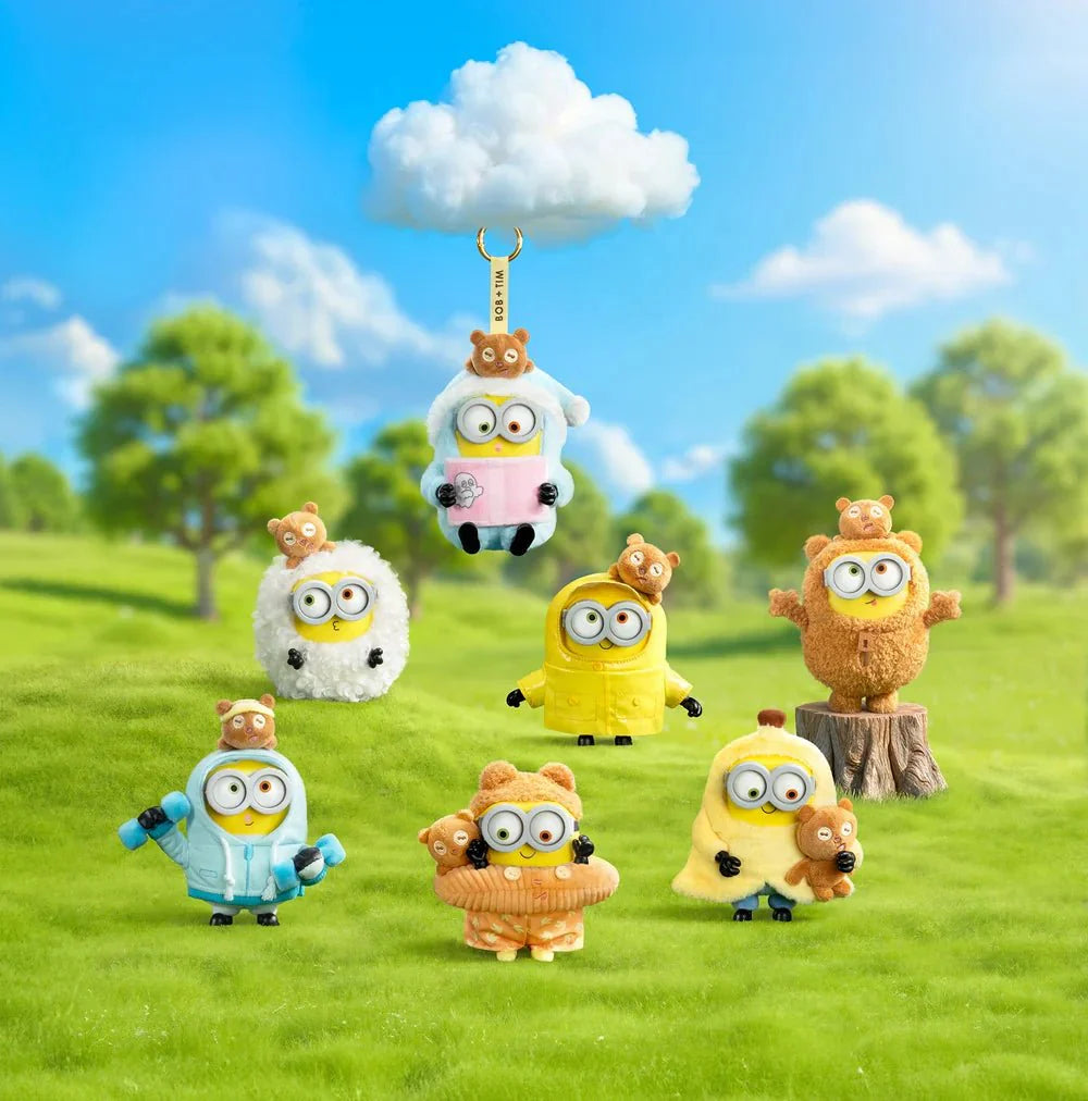 Minions BOB & TIM Vinyl Plush Blind Box Keychain