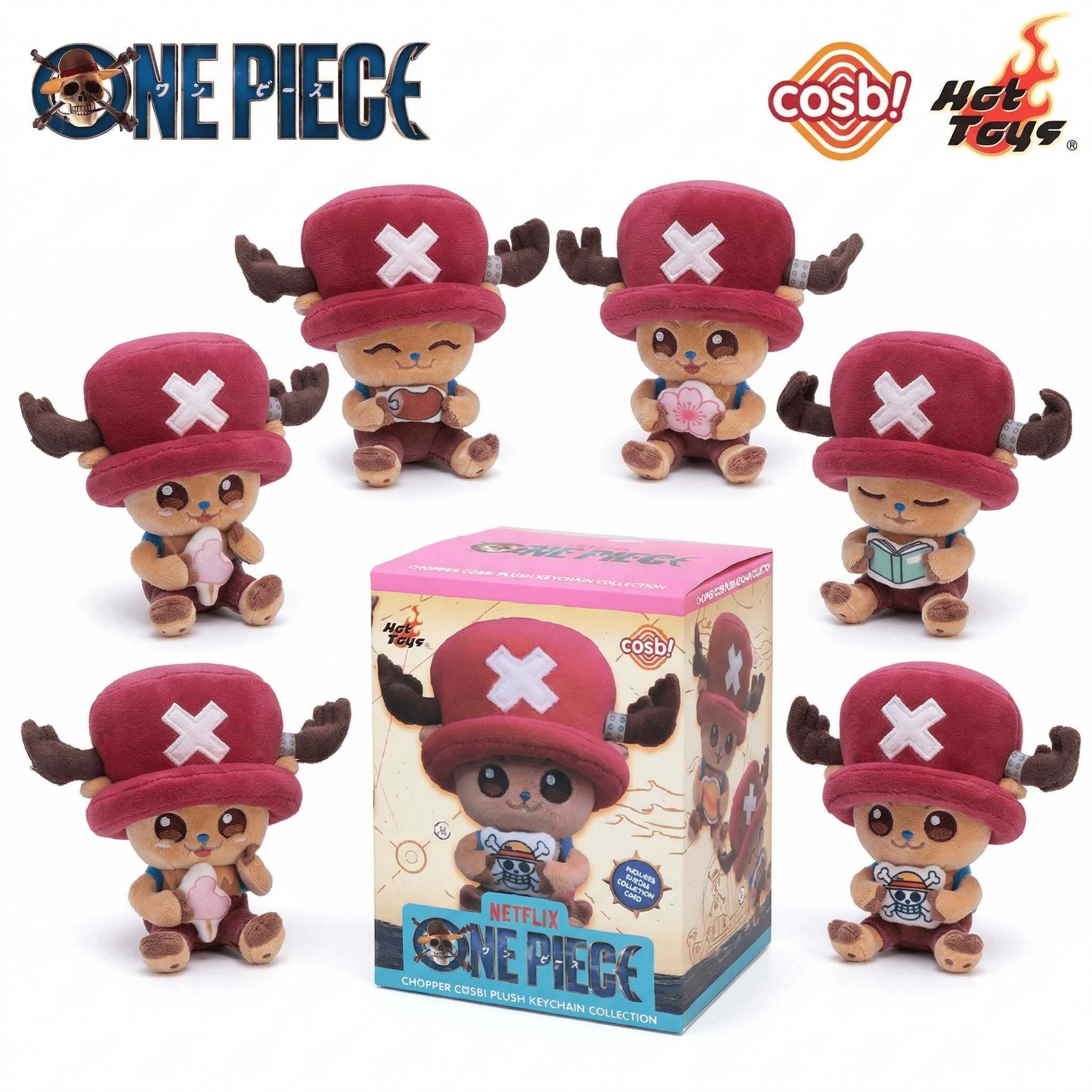 One Piece Chopper Plush Keychain Blind Box – Hot Toys Cosbi